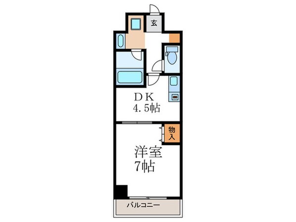 エス・キュート京都下鴨東の物件間取画像